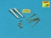 Aber 35L-207 Barrels for British WWI Tank Mk.V Male for 6 pdr (57mm) gun x 2pcs. 8mm Hotchkiss m.1909 x 4pcs. (1:35)